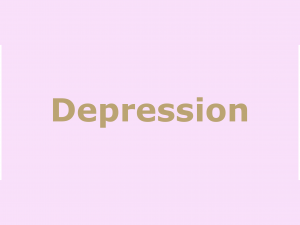 Suffer from depression?